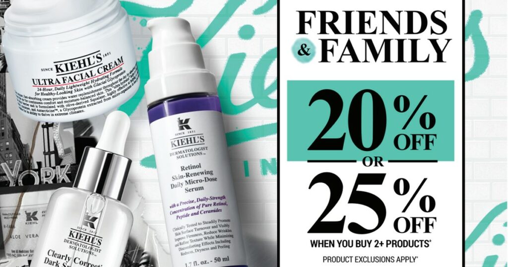 Kiehls Friends and Family