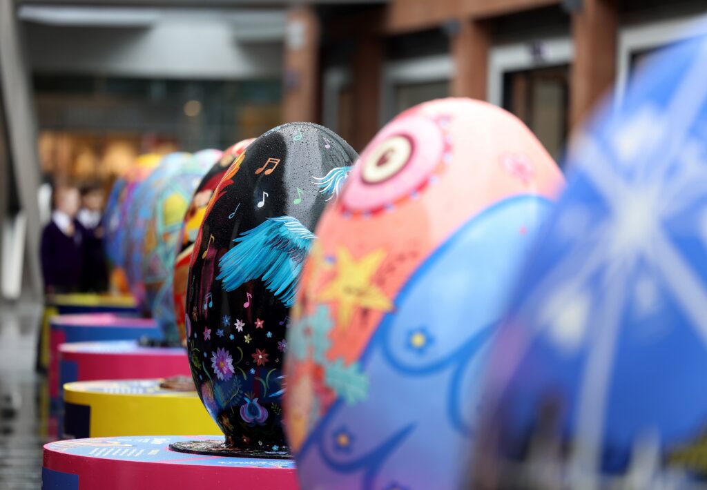 Pisanka Egg Display at Liverpool ONE