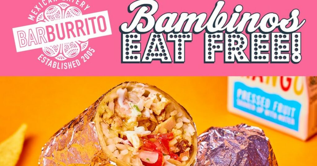 barburrito kids eat free