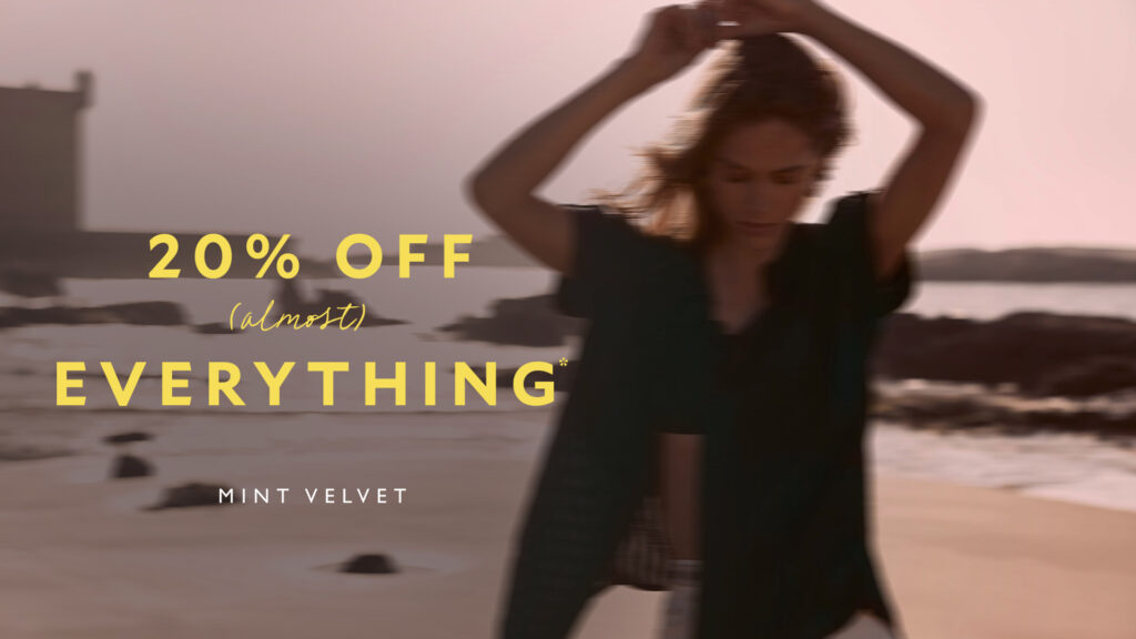 Mint Velvet 20% off