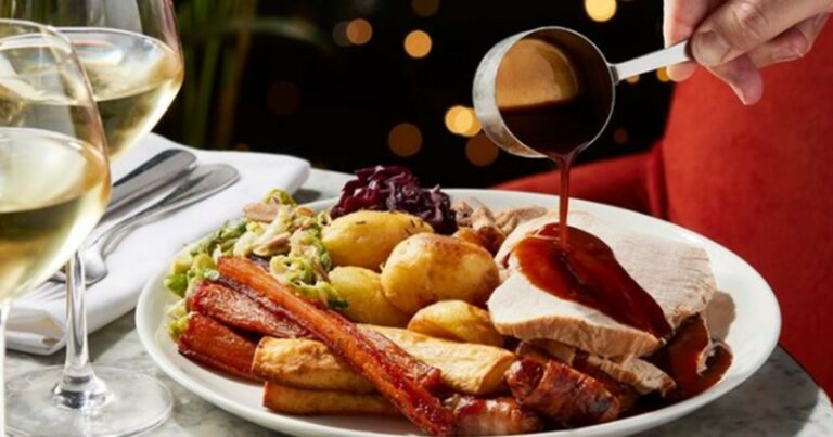 browns christmas meal