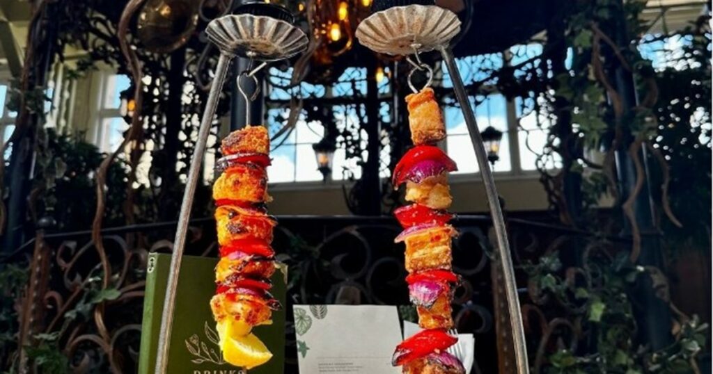 hanging kebabs - The Botanist