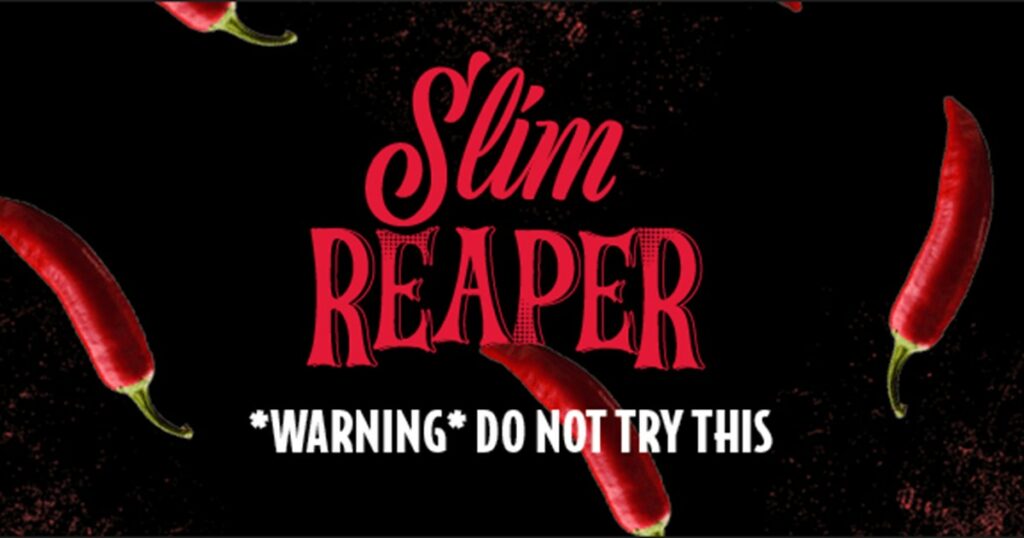 New Slim Reaper Sauce at Slim Chickens Liverpool ONE