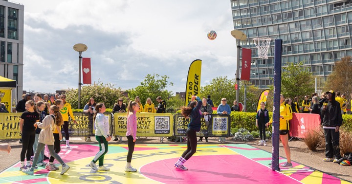 Liverpool ONE Netball Day