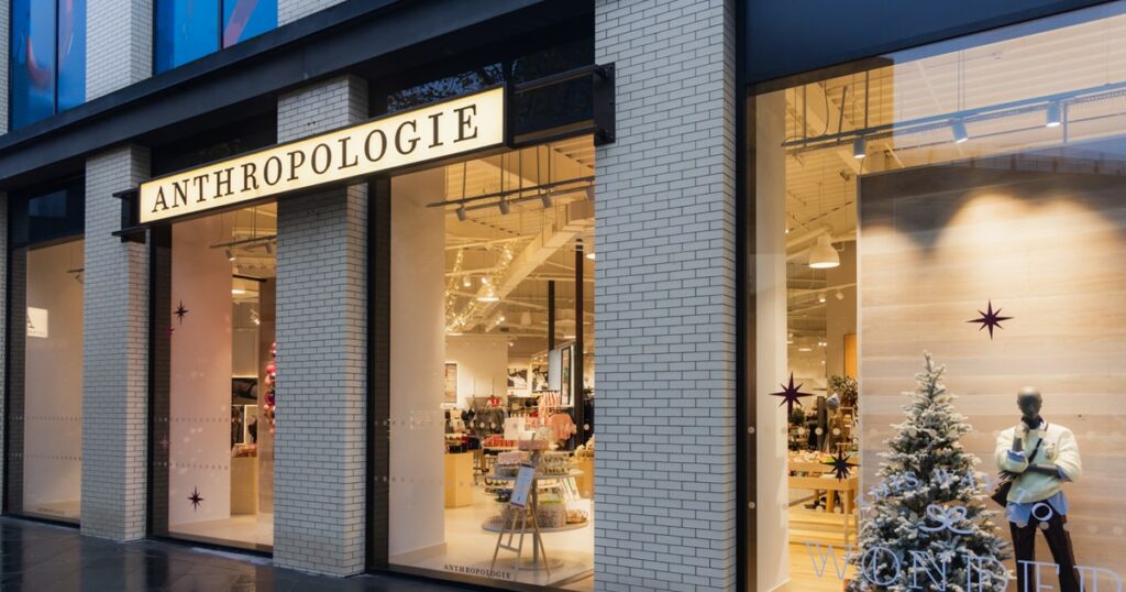 Anthropologie now open