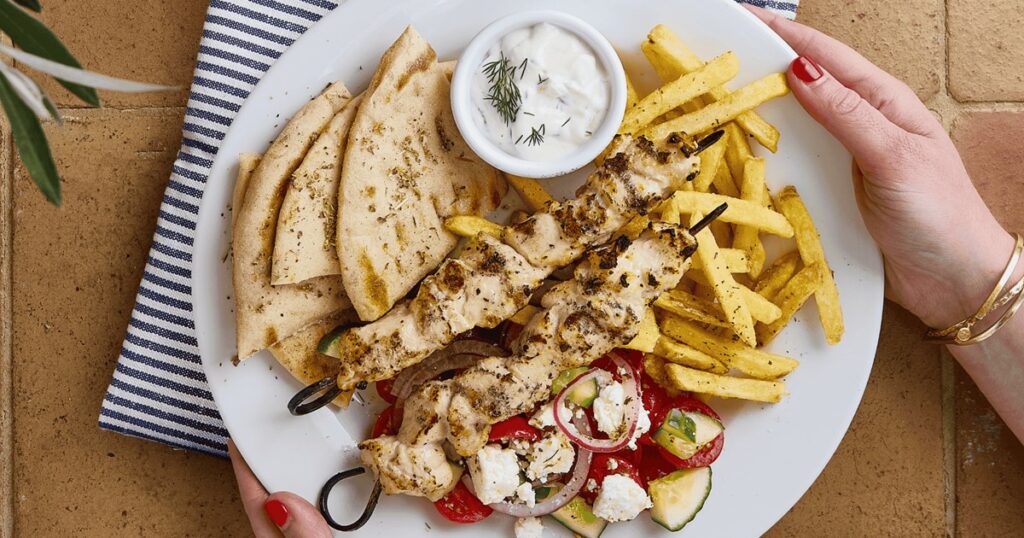 The Real Greek - Lunch Menu