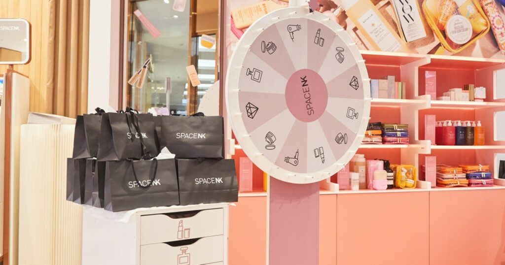 Space NK Spin the Wheel