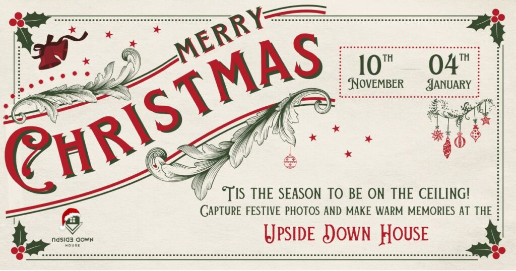 Upside Down House Christmas