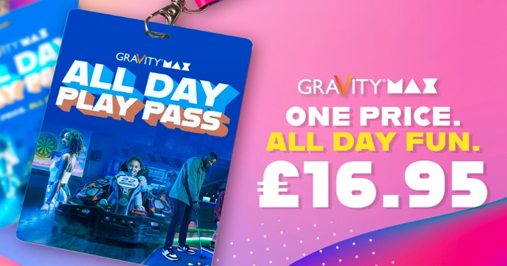 Gravity MAX all day pass