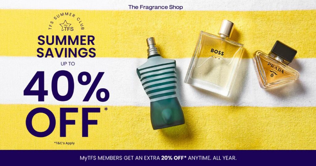 The Fragrance Shop summer sale